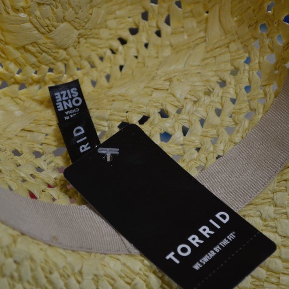 NWT Straw Cowboy Hat Sun Hat Torrid - LAST ONE 1 - Picture 7 of 7